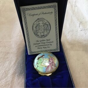 Halcyon Days Enamel, the golden rule.